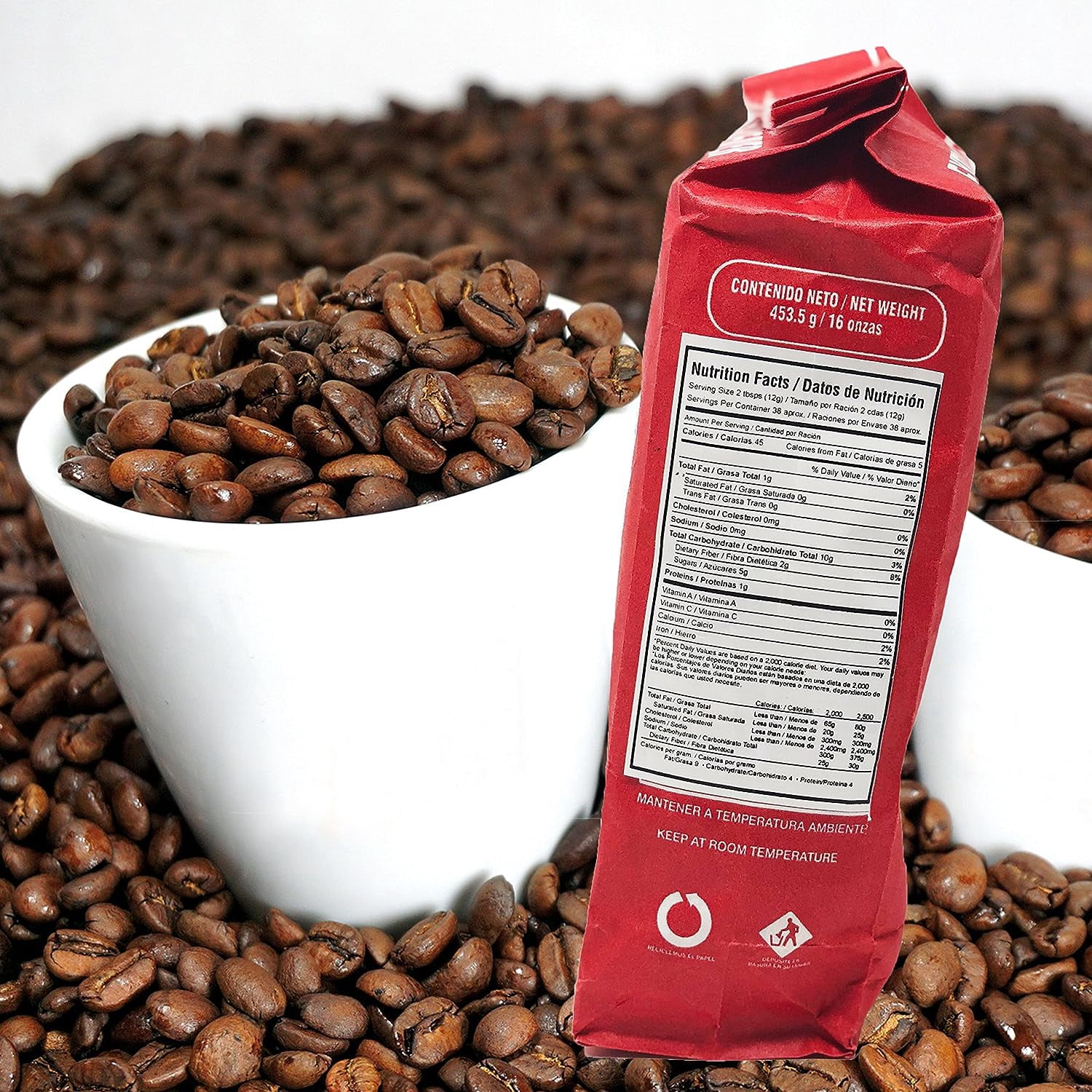 El Indio Dark Roast Ground Coffee from Honduras, 16 Oz Bag