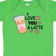 thumbnail image 4 of Inktastic I Love You a Latte with Coffee Cup Boys or Girls Baby Bodysuit, 4 of 5