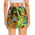 thumbnail image 2 of Lsque Scooby-Doo Printed Women's Running Shorts with Liner Pockets,Elastic Quick Dry Workout Athletic Gym Yoga Shorts,Womens High Waist Shorts-Medium, 2 of 9