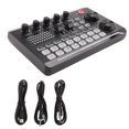 thumbnail image 3 of Audio Mixer,Live Sound Card and Audio Interface with DJ Mixer Effects and Voice Changer,Podcast Prod, 3 of 5