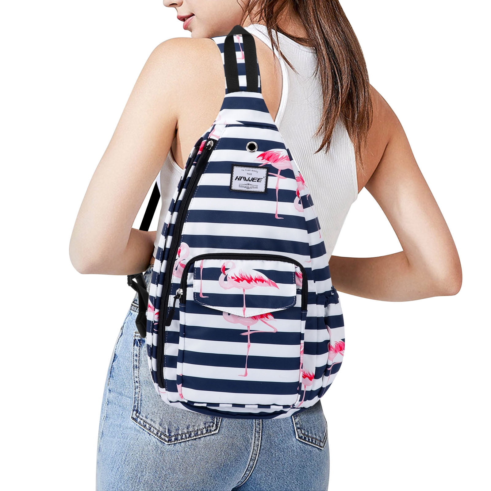 Duryarhall Anti-water Chest Bag Ramage Crossbody Sling Bag For Women