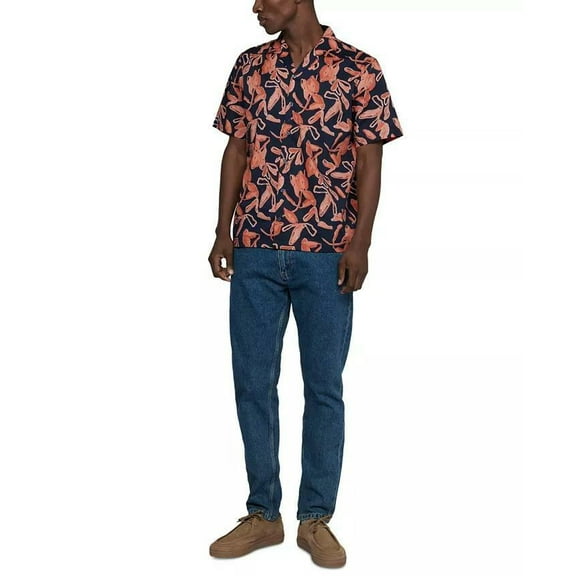 Matinique Men's Regular-Fit Abstract Graphic Shirt - Faded Rose-Size Large