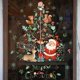 thumbnail image 2 of Pegatinas navideñas para ventana, calcomanía de cristal de dibujos animados de Papá Noel, árbol de Navidad, Feliz Navidad, Año Nuevo, decoraciones navideñas para el hogar, 2024, 2 of 3