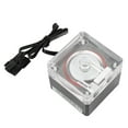 thumbnail image 4 of PU FS4 J Liquid Pump Pc Water Cooling Integrated Mute Support Cpu Water Cooling D 4 Pin 800L H Cooler Fans PWM Intelligent Control Speed Pc D5 with Mini RGB in Acrylic 5000 RPM, 4 of 8