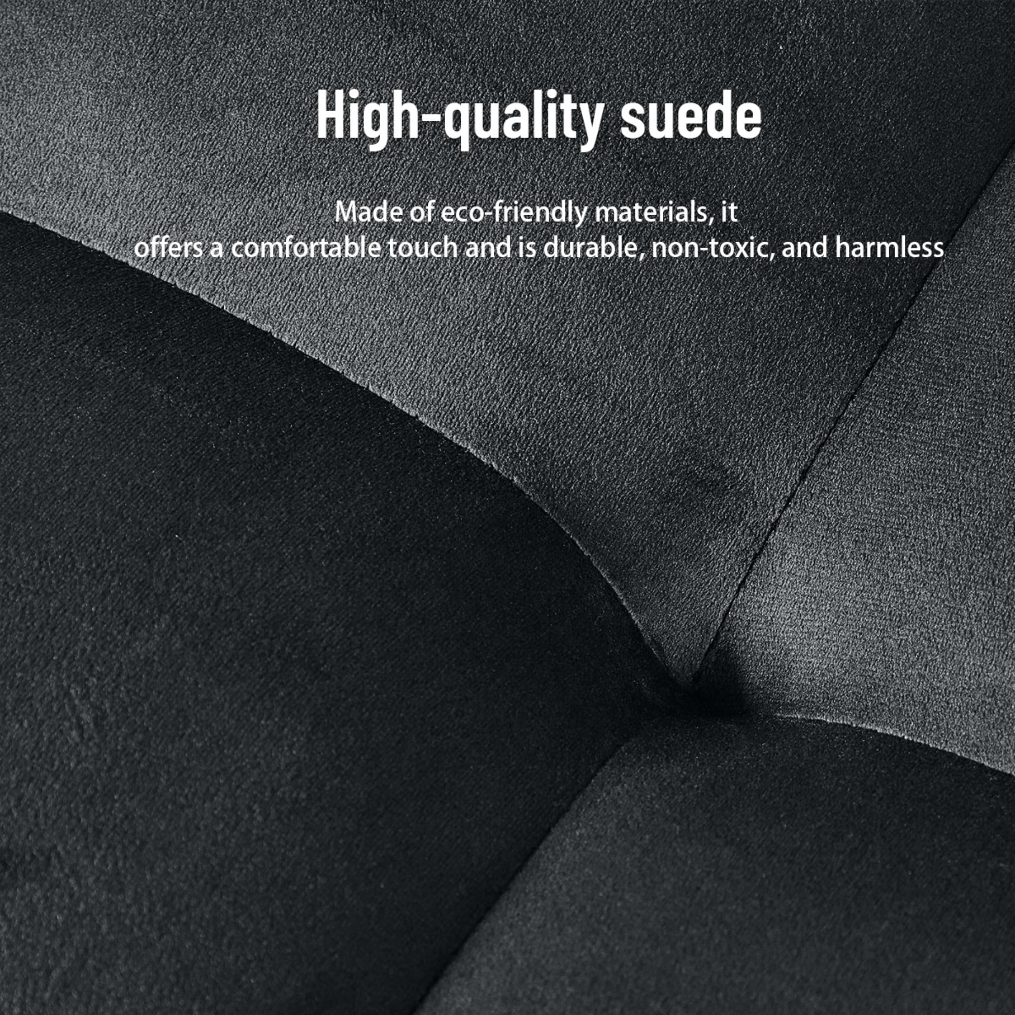 BSHTI 51.1" Pull-Out Sleeper Sofa Bed, Twin-Size Fold Out Sleeper, With 3 Angles Backrest Reclined, Velvet Upholstery, Side Storage Pocket and Two Pillows, Black