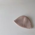 thumbnail image 5 of Gorro de pescador cálido de felpa para niños, estilo universitario de invierno, tablero de luz con personalidad, gorro de lavabo con borde grande y cúpula para bebé, marea, 5 of 5