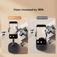 thumbnail image 2 of YOPTOP Support de Téléphone Mobile, Diffusion en Direct, Surélevé, Levage Réglable, Support Télescopique, Support pour Selfie, Support Rotatif en Alliage d'Aluminium, Support de Bureau Multifonction, Noir, 2 of 7