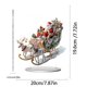 thumbnail image 3 of Letrero decorativo acrílico navideño de Papá Noel en 2D, multicolor, para colgar en el escritorio, decoración festiva para el hogar, etiqueta de regalo, tarjeta de mesa, acento de fiesta de, 3 of 6
