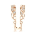 thumbnail image 3 of ANGARA Natural Leaf Motif Diamond Ring Wrap in 14K Rose Gold for Women (Size-1.5mm | Color-H | Clarity-SI2) | April Birthstone, Birthday, Anniversary, Jewelry Gift for Women | Natural Diamond Ring, 3 of 10