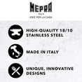 thumbnail image 3 of Mepra 10N622005 Place Fantasia Flatware Set, Black - 5 Piece, 3 of 4