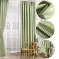 thumbnail image 1 of Cortinas de dormitorio Cortina de ventana de estilo elegante Material 100% poliéster para oficina Sala de estar Dormitorio Khall Tendencias, 1 of 6