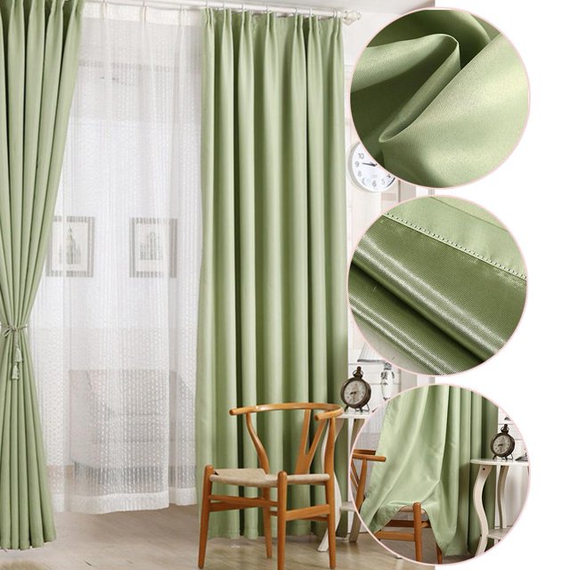 Cortinas de dormitorio Cortina de ventana de estilo elegante Material 100% poliéster para oficina Sala de estar Dormitorio Khall Tendencias
