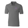 thumbnail image 2 of Men's Cutter & Buck Gray South Bend Cubs DryTec Advantage Tri-Blend Pique Polo, 2 of 3