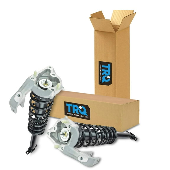 TRQ Front Strut & Coil Spring Assembly Set Driver & Passenger Sides Fits Select 03-07 Cadillac CTS