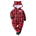 thumbnail image 2 of Warm Baby Rompers 2023 Autumn Winter Cartoon Hooded Fleece Baby Girls Costume Newborn Babies jumpsuits, 2 of 4