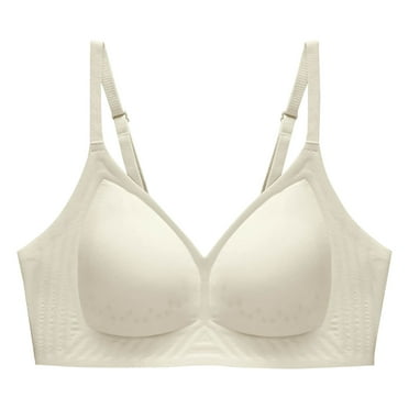 LADIGASU Bras for Women,Womens Support Jelly Breast Milk Sagging Thin Bra Daily Bra