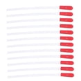 thumbnail image 4 of OUNONA 20Pcs Portable Piano Climbing Strap Replacement Rope with Head for Home Use, 4 of 8