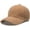 Khaki, variant on Women's Winter Baseball Cap Adjustable Solid Color Lamb Wool Warm Baseball Cap Unisex Unconstructed Plain Cap