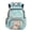 Floral Cartoon Otter, variant on FKELYI USA Flag Hunting Antler Print 17 Inch Schoolbag Kids Backpack with Multi-Pockets Portable Primary School Bookbag for Boys Girls Casual Daypack Rucksack Knapsack