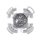 thumbnail image 1 of Cateissary Estante para secar platos, cuenco, soporte de almacenamiento en seco, encimera, utensilios de cocina, vajilla, escurridor, accesorio Organizadores de utensilios de cocina Gris, 1 of 6