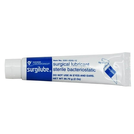 Surgilube surgical lubricant 2 oz. tube part no. 00281-0205-12