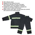 thumbnail image 4 of Ropa Ignífuga, Ropa A Prueba de Calor A Prueba de Fuego, Pantalones de Abrigo Protector de Bombero Para Alta Visibilidad Resistente (XL-XL) EOTVIA NO, 4 of 6