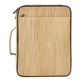 thumbnail image 2 of Haosy Accordion File Organizer Zipper Binder 500 Sheet 6-Tab Expanding File Folder Multi-Pocket 1.2 Inch 3 Ring Hand Drawn Wooden Grain, 2 of 7
