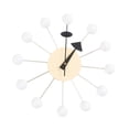 thumbnail image 4 of Elodie Round Ball Wall Clock Quiet Mid Century for Living Room Kitchen Decor Clocks White Ball, 4 of 8