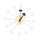 thumbnail image 4 of Reloj de pared de bola de madera, reloj de pared decorativo, silencioso, sin tictac, minimalista, colgante bola blanca, 4 of 9