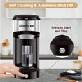 thumbnail image 5 of MINI Single Serve Coffee Maker,Instant Coffee Maker One Cup for K Cup & Ground Coffee,Portable Capsule Coffee Machine with 6 to 14oz Reservoir,90 Seconds Fast Brewing and One Button Operation, 5 of 8