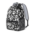 thumbnail image 2 of Black Paw Backpack for School,Cute School Bag,Schoolbag with Adjustable Shoulder Straps & Padded Back,15.3"x11"x6.7", 2 of 6