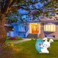 thumbnail image 3 of JHEHF Easter Bunnies Yard Decorations Outdoor Cute Rabbit Garden Signs with Stakes Holiday Welcome Signs for Patio Yard Garden Party Decor 1PCS, 3 of 6