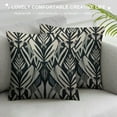 thumbnail image 3 of Nawypu  Navy Blue Aztec Throw Pillow Cover Ikat Seamless Pattern Design for Fabric Home Decorative Square Pillow Case for Men Women Kids Bedroom Livingroom Cushion Cover, 3 of 5