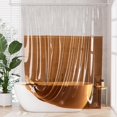 thumbnail image 1 of Cortina de ducha AmazerBath, 100% EVA, 180 x 180 cm, transparente, 1 of 7