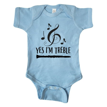 

Inktastic Clarinet Player Marching Band Funny Treble Gift Baby Boy or Baby Girl Bodysuit