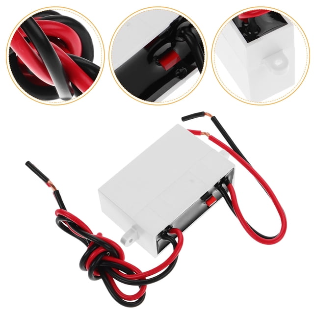 PAMINGONO 1Pcs Module Convertisseur Rectangulaire Blanc DC à DC pour Voitures Ventilateurs de Ventilation RV Régulation de Tension