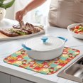 thumbnail image 2 of Pioneer Flower Floral Print Pattern Kitchen Dish Drying Mat 1 Pack, Ultra Absorbent Microfiber Drainer Mat, 16"x18", 2 of 6