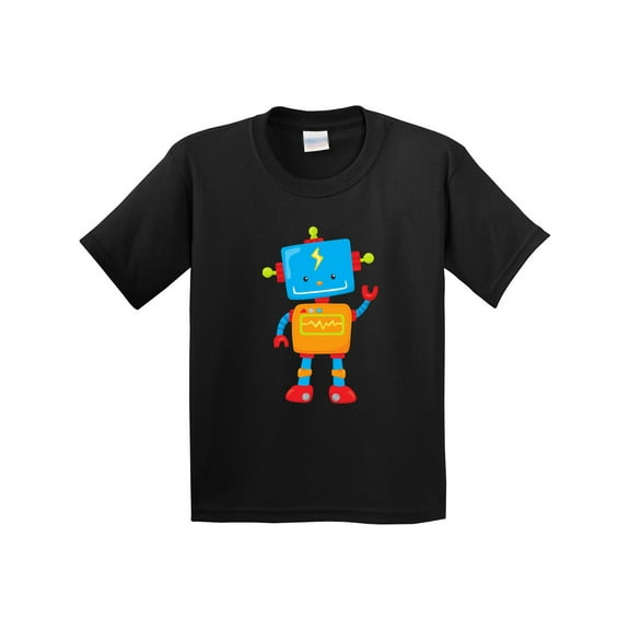 Inktastic Cute Robot, Colorful Robot, Funny Robot, Robotics Youth T-Shirt