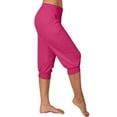 thumbnail image 7 of Flare Leggings, Crossover Yoga Pants with Tummy Control, High-Waisted and Wide Leg, 7 of 7
