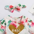thumbnail image 3 of Sinhoon Baby Girls 1st Birthday Outfit Long Sleeve Floral Tutu Dress Skirt Set Cake Smash Photo Shoot Party Dresses, 3 of 6