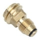 thumbnail image 3 of Adaptador de tanque de propano de rosca hembra G1/2, conexión hermética de latón, Conector de conversión de horno de Gas Unbranded 3111210413711, 3 of 7