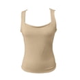 thumbnail image 5 of Seamless Women's Shapewear Top for 2026 Summer Fashion Sleeveless Bodysuit Tank Top With Built In Bra Wide Strap Form Fitting Basic Camisole, 5 of 6