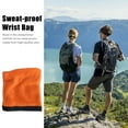thumbnail image 3 of sunsanly Sportswear Wrist Pouch Wrist Ankle Wallet Sweat Band Armband with Zipper Storage Band for Travel Outdoor Sports Running Gym Workout, 3 of 8