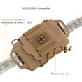 thumbnail image 4 of Bolsa táctica militar Molle de 25x16CM, cinturón de primeros auxilios rápido, bolsa de supervivencia, sistema de dos piezas, soporte para medicina, bolsa con mango Hypalon, 4 of 5
