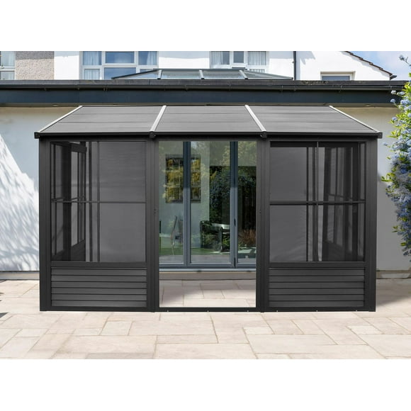 Florence Add-A-Room with Metal Roof 8'x12' in Black