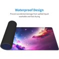 thumbnail image 3 of Colorful Night Sky Extended Big Mouse Pad Large,XL Gaming Mouse Pad Desk Pad,31.5x11.8inch Long Computer Keyboard Mouse Mat Mousepad with 3mm Non-Slip Base for Home Office Work, 3 of 6