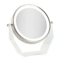 Zadro Dual Lighted Makeup Mirrors with Magnification & Swiveling Heads
