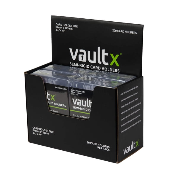 Tarjeteros Vault X, semirrígidos, anchos, para tarjetas coleccionables