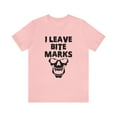 thumbnail image 2 of I Leave Bite Marks Unisex Streetwear Halloween Jersey Short Sleeve T-Shirt, 2 of 12
