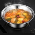 thumbnail image 4 of Multifunctional Stainless Steel Basin - Three Piece Set Of Colander Filter Fruit And Vegetable Rice Washing Filter Basket Bowl, 4 of 8